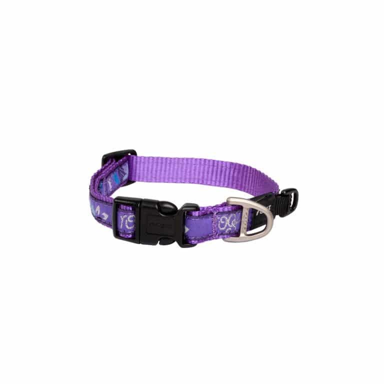 Rogz Fancy Dress Halsband XL Purple Forest Extra Boyun Tasması