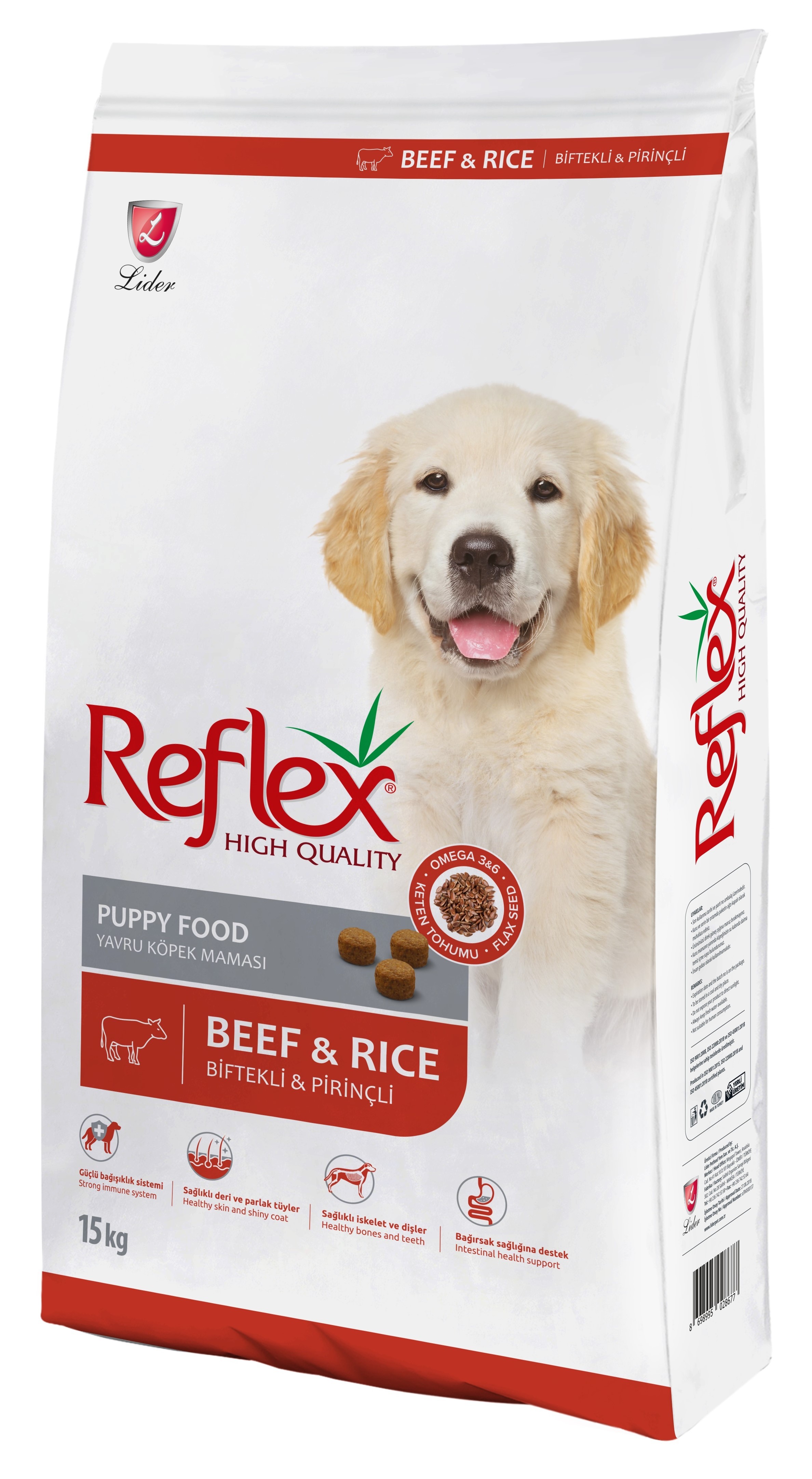 Reflex Biftekli Yavru Köpek Maması 15 Kg