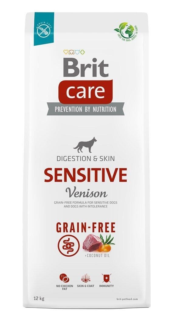 Brit Care Sensitive Digestion & Skin Geyikli Tahılsız Yetişkin Köpek Maması 12 Kg