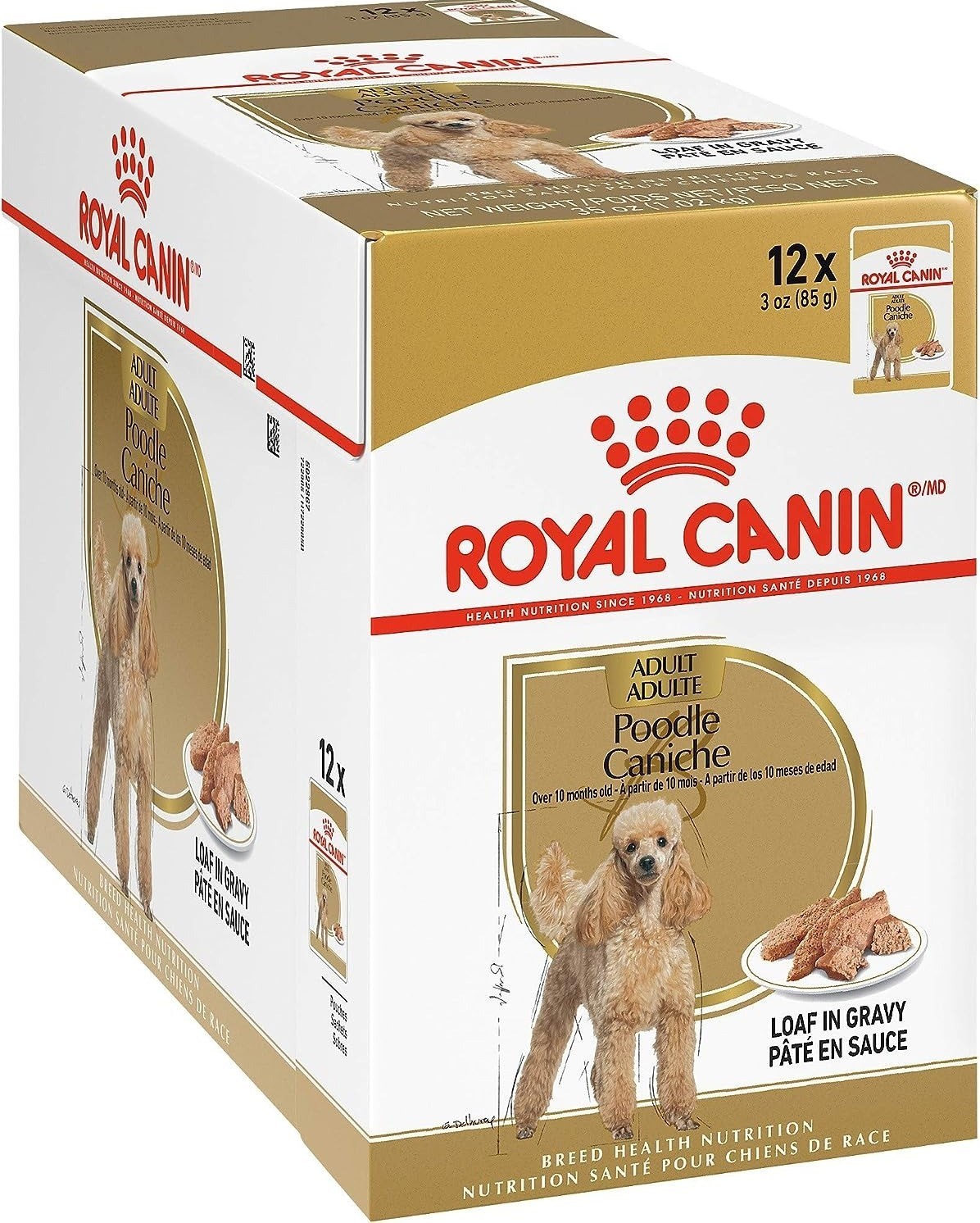 Royal Canin Poodle Yetişkin Pouch Yaş Köpek Maması 85 Gr (12 Adet)