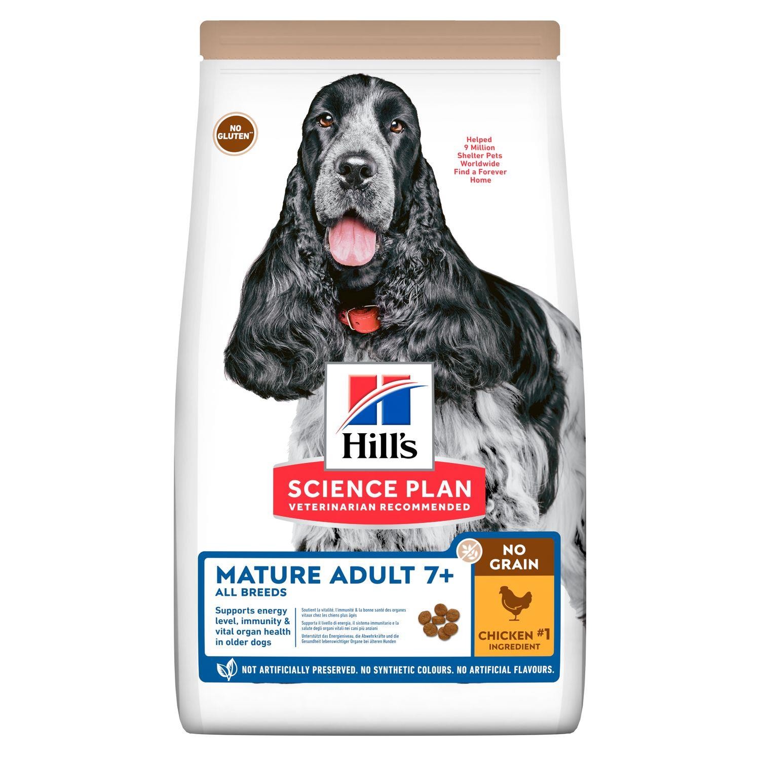 Hill's 7+ Mature Tahılsız Tavuk Etli Yaşlı Köpek Maması 12 Kg