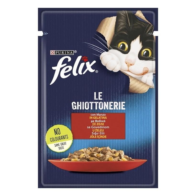 Felix Sığır Etli Kedi Konservesi 85 Gr