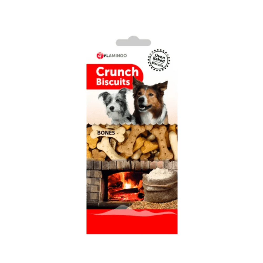 Flamingo Crunch Karışık Kemik Köpek Ödül Bisküvisi 500 Gr