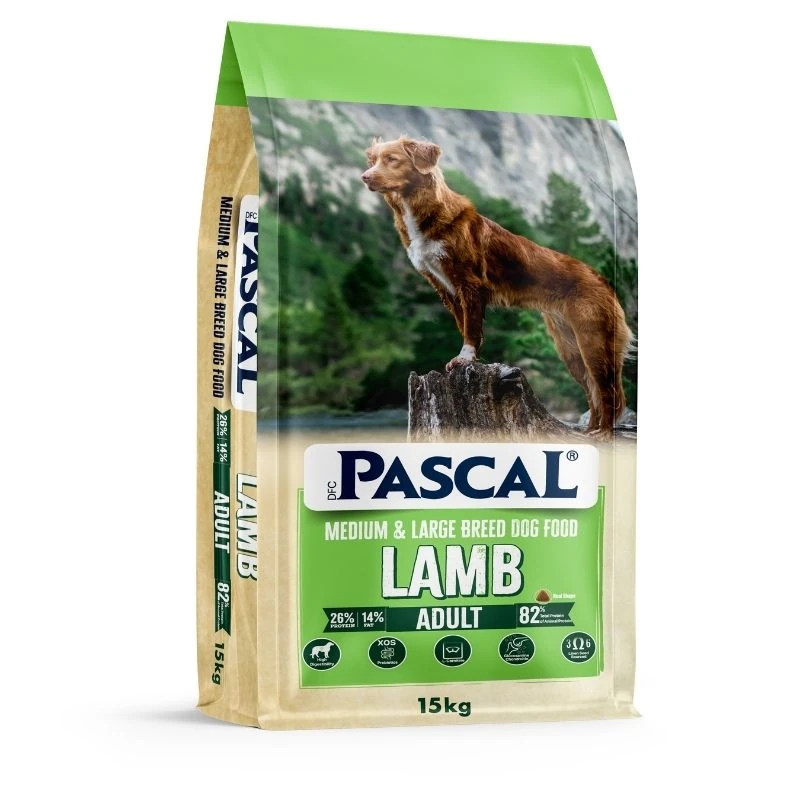 Pascal Kuzulu ve Pirinçli Orta ve Büyük Irk Yetişkin Köpek Maması 15 Kg