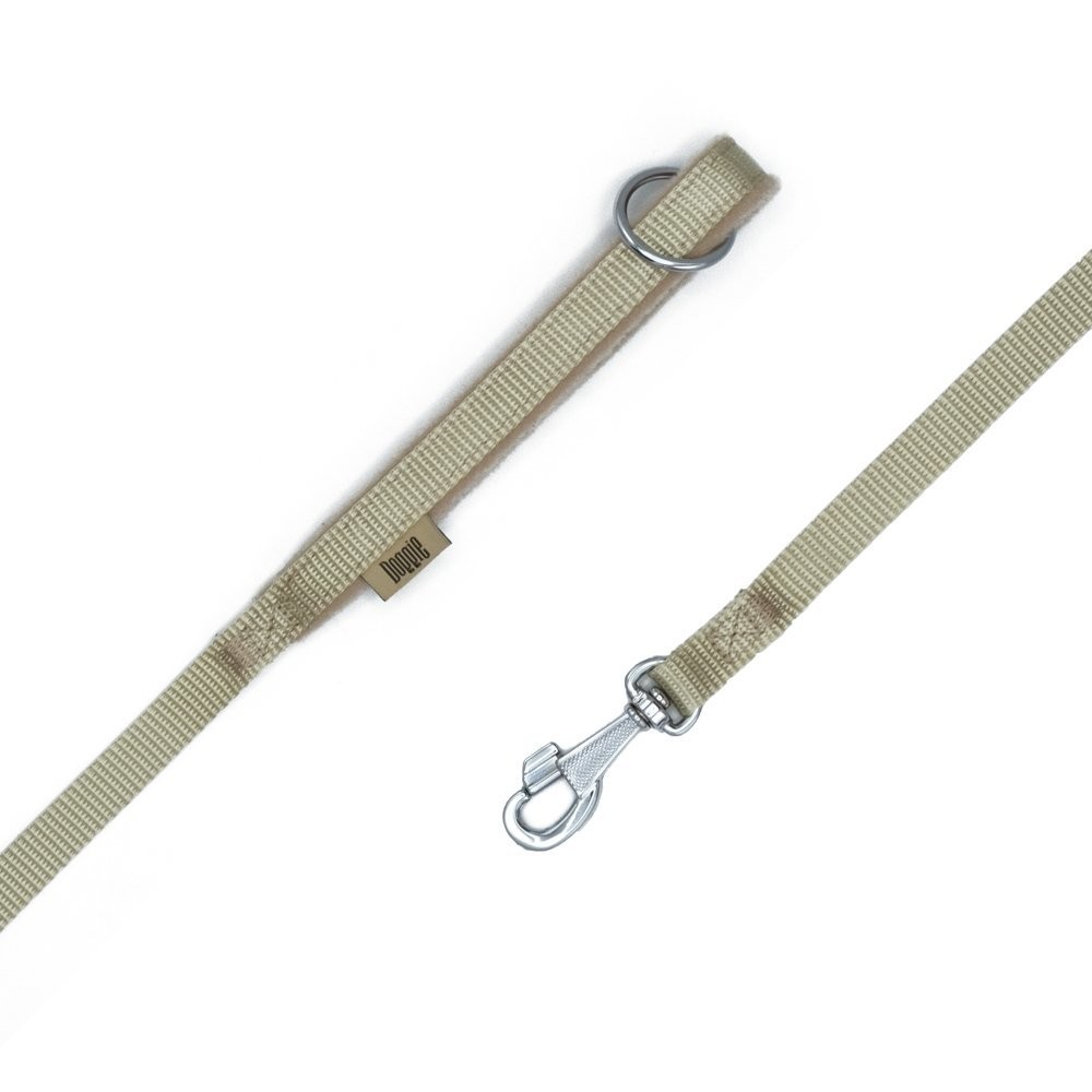 Doggie Polar Dokumadan El Yapımı Köpek Gezdirme Kayışı 1.5x160 Cm K.Haki