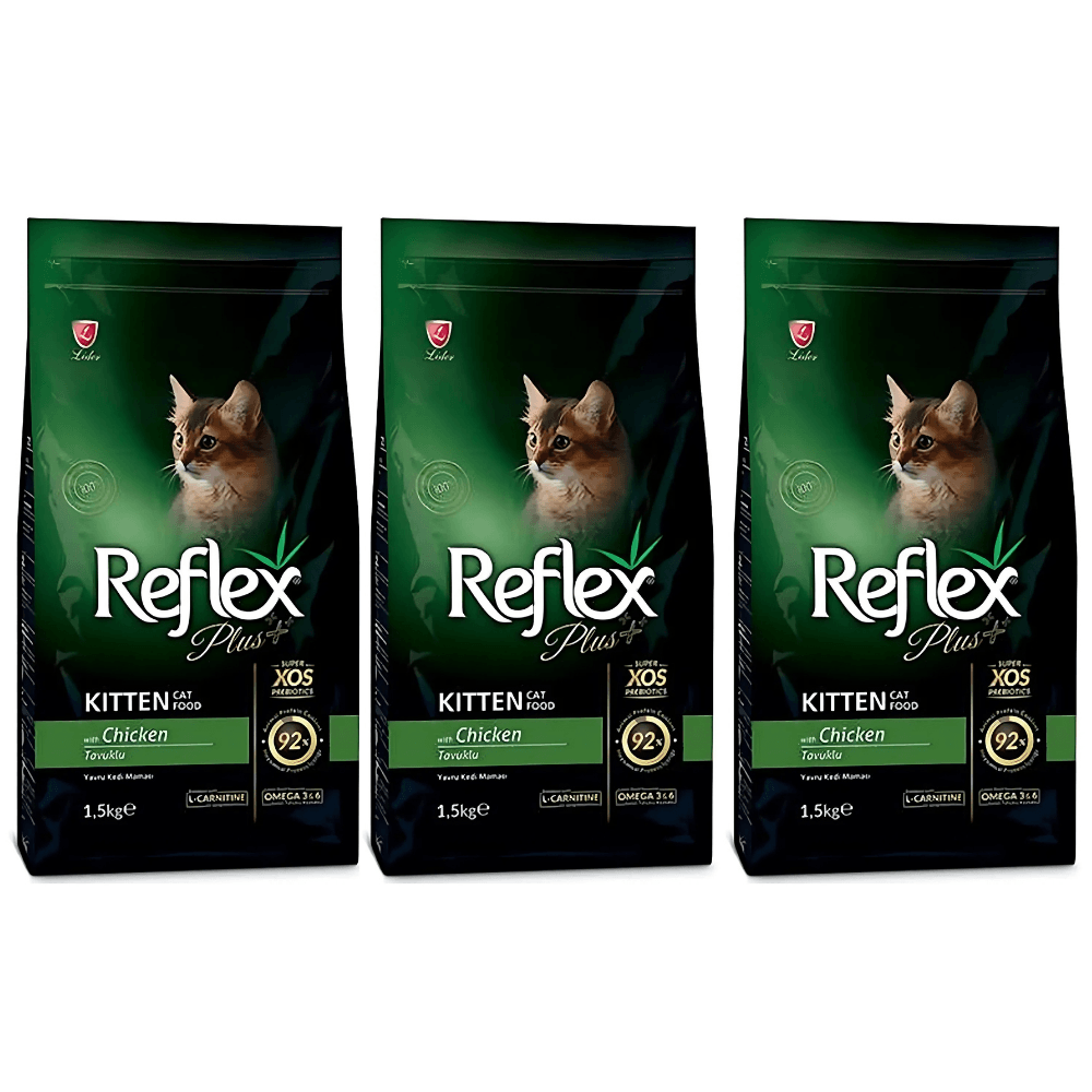 Reflex Plus Tavuk Etli Yavru Kedi Maması 1.5 Kg (3 Adet)