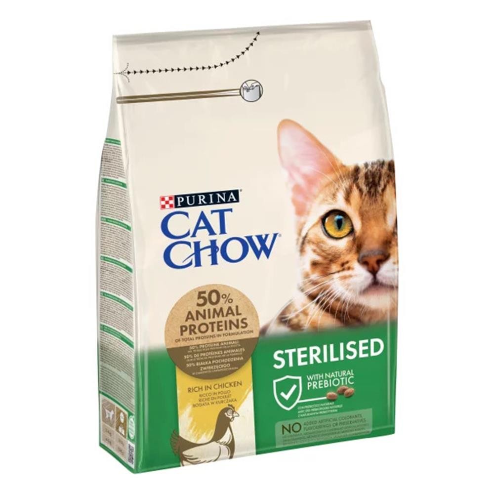 Cat Chow Kısırlaştırılmış Tavuk Etli Yetişkin Kedi Maması 3 Kg