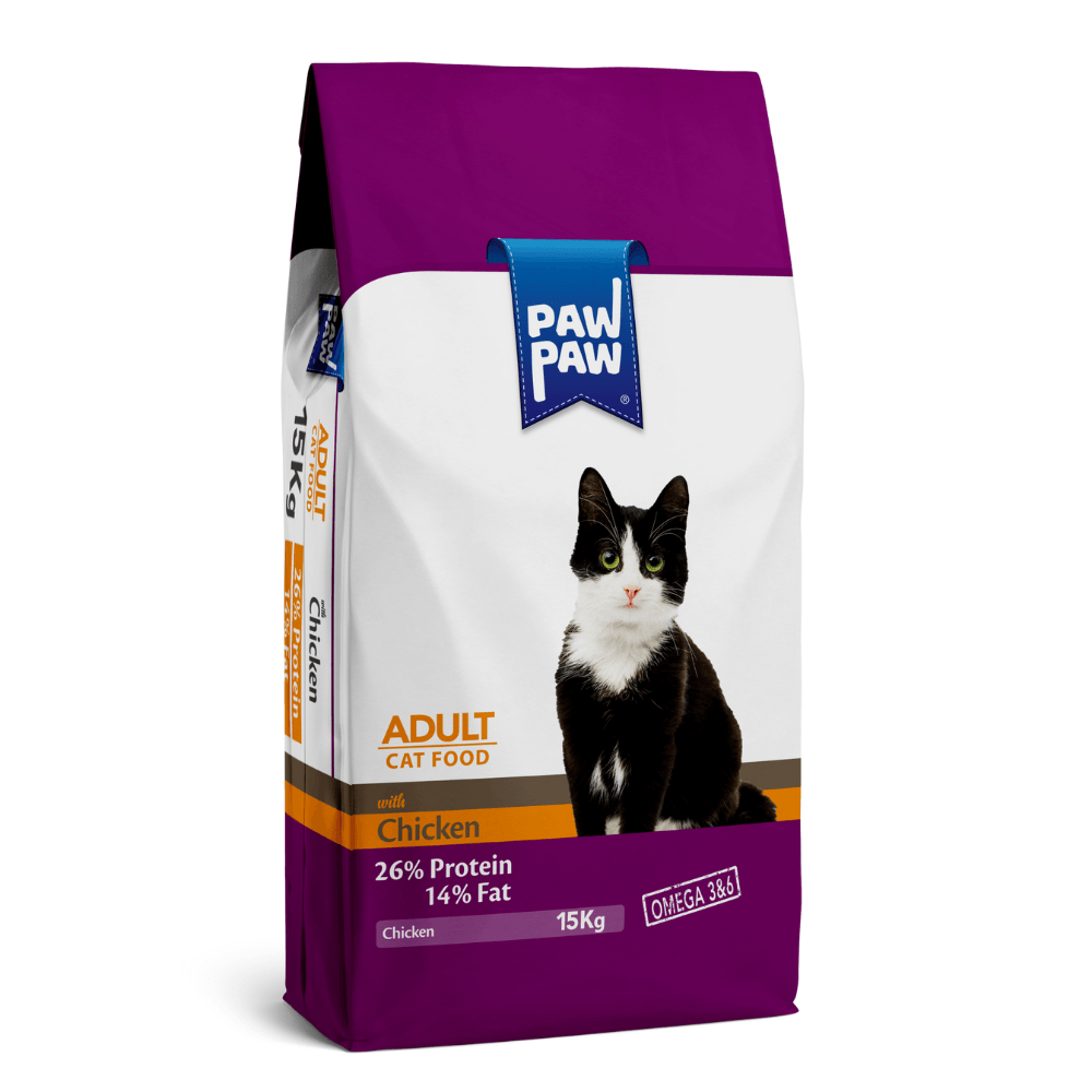 Paw Paw Tavuklu Yetişkin Kedi Maması 15 Kg