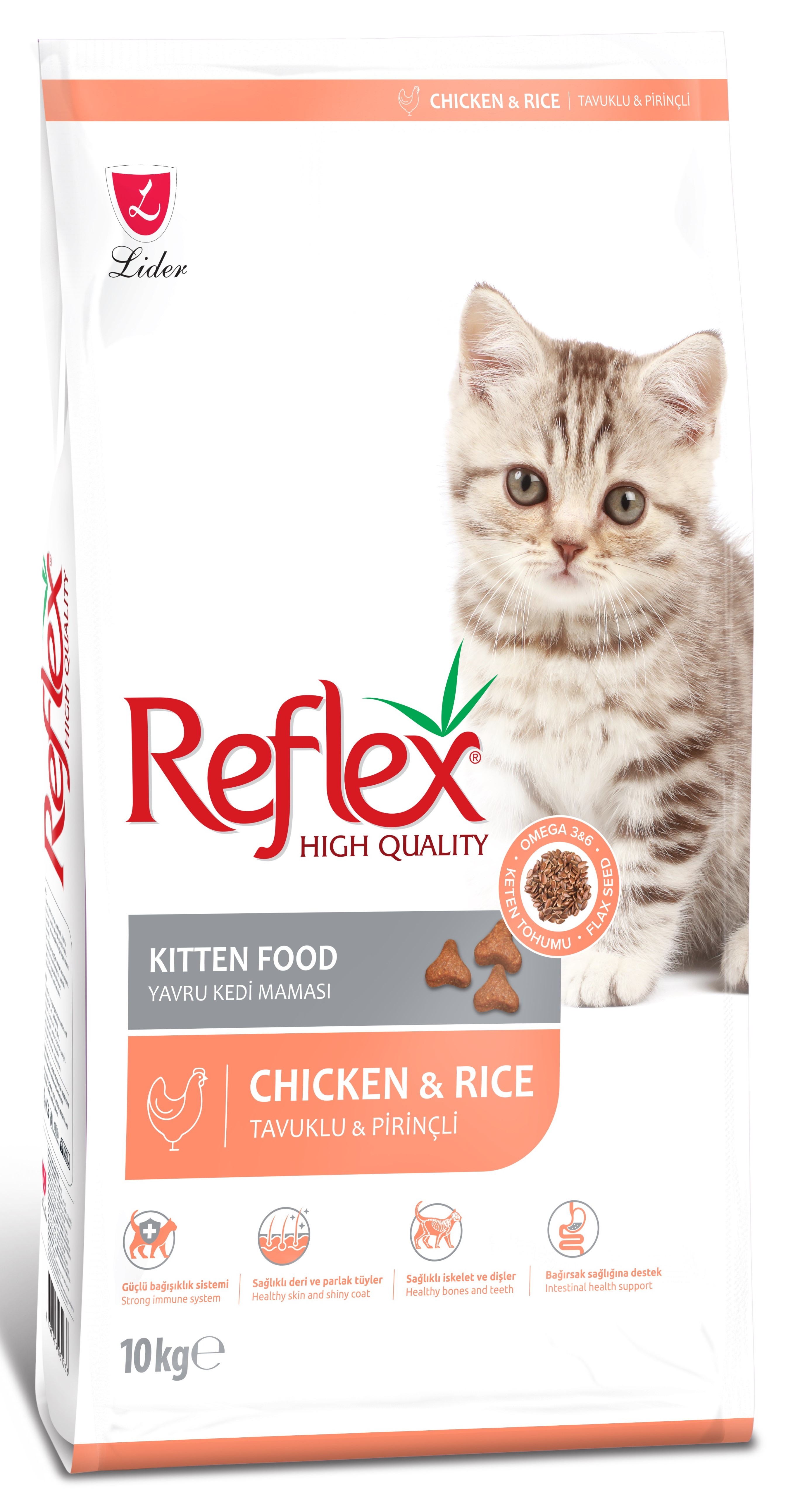 Reflex Tavuk Etli Yavru Kedi Maması 10 Kg