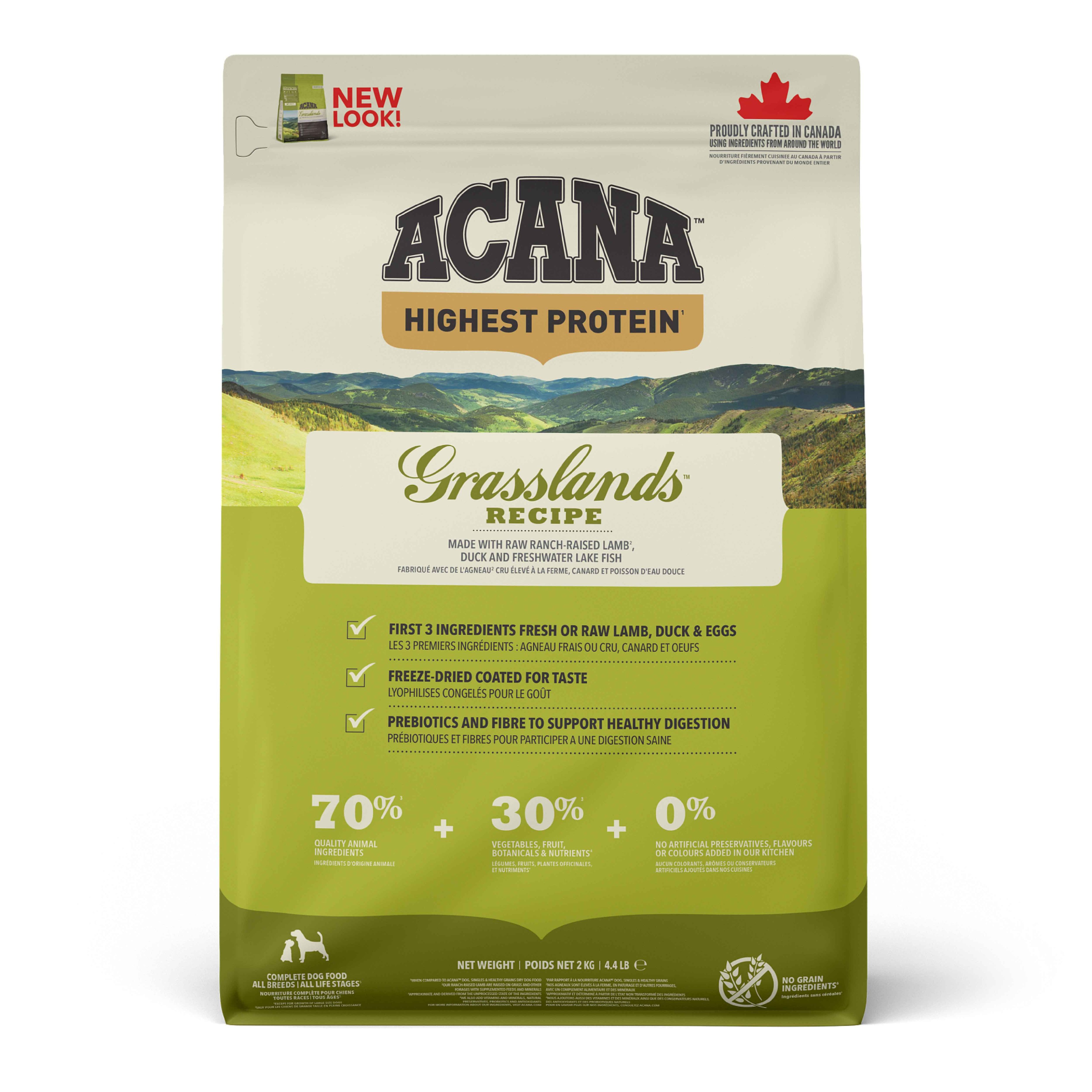 Acana Grasslands Tahılsız Köpek Maması 2 Kg