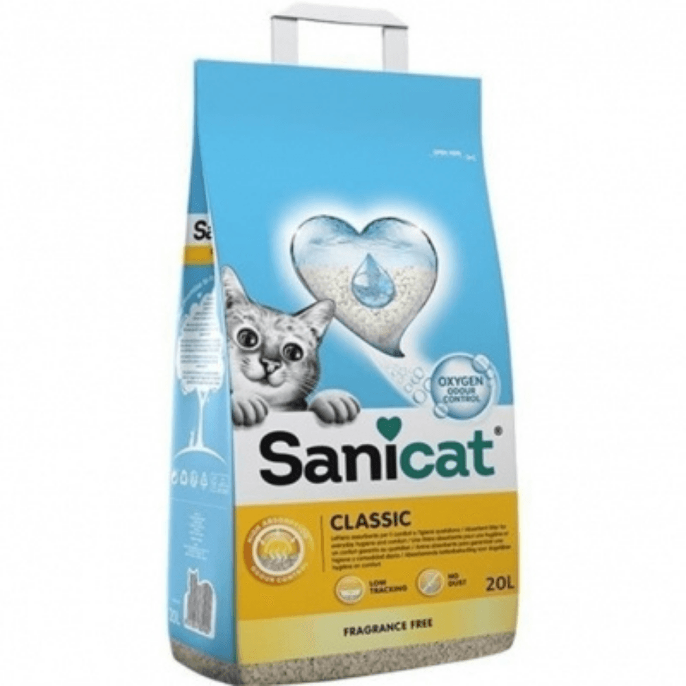 SaniCat Classic Kokusuz Topaklanan Kedi Kumu 20 Lt