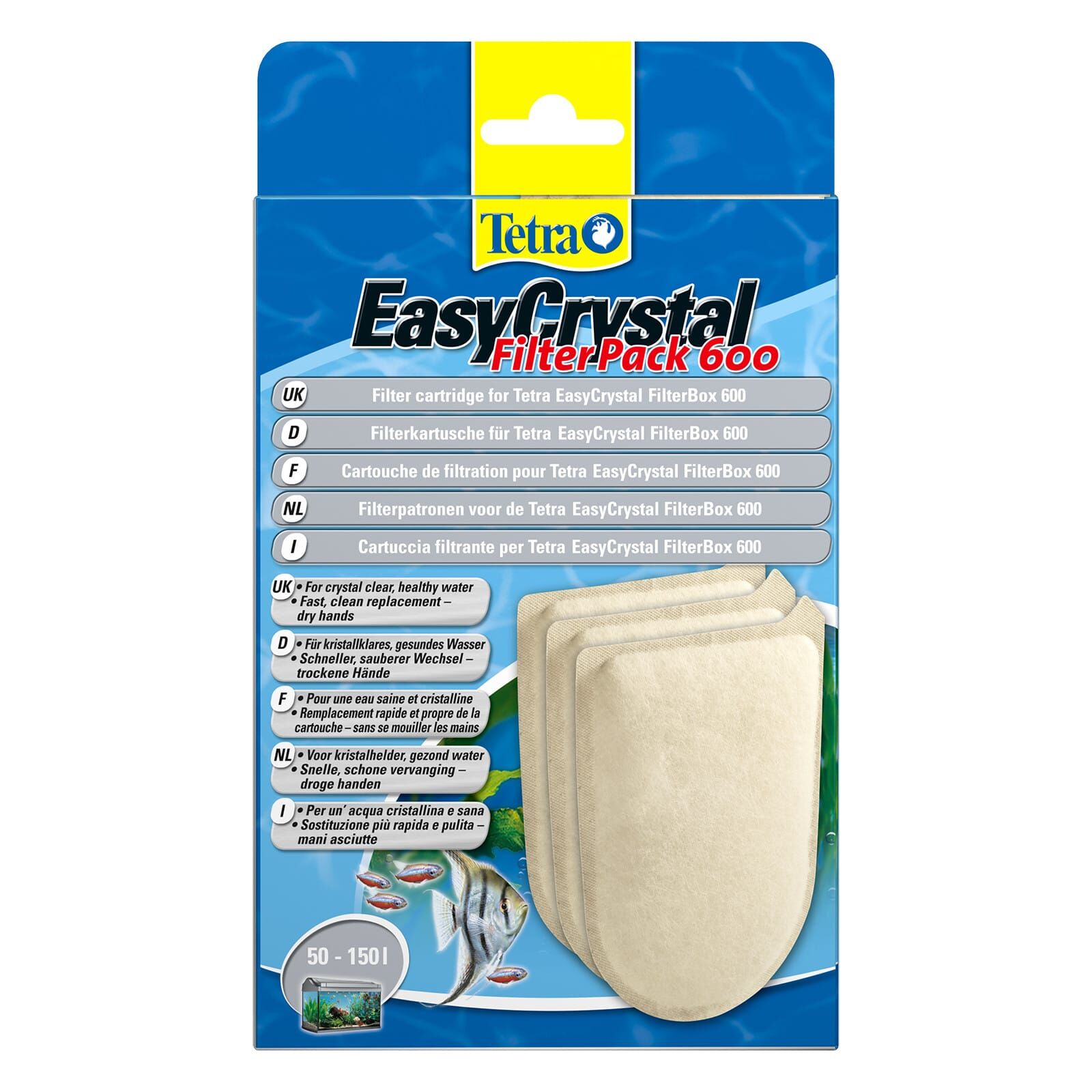 Tetra Easy Crystal Pack 600 ( Yedek Kartuş )