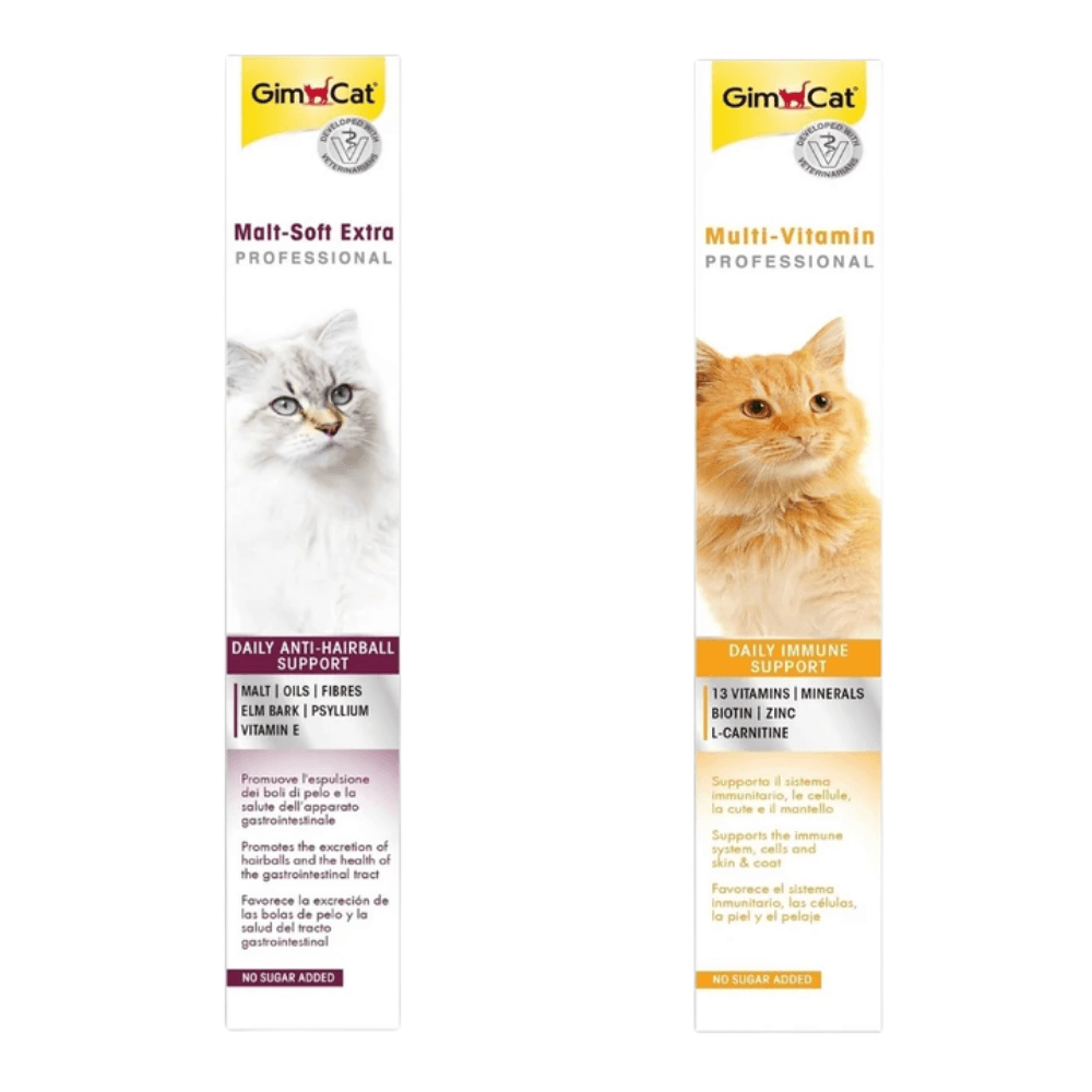Gimcat Malt Soft Extra 100 Gr + Gimcat Multivitamin Paste 100 Gr