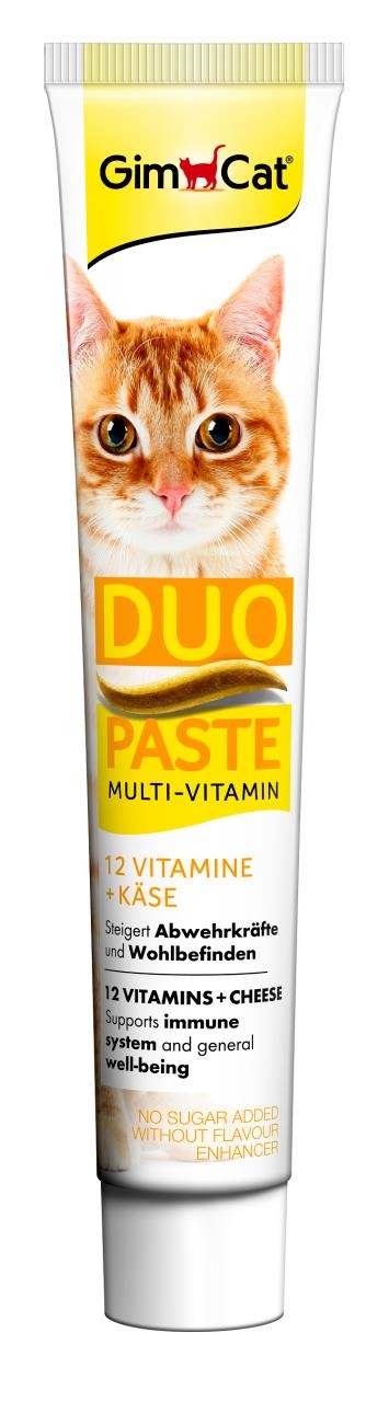 GimCat Multi Vitamin Duo Paste Peynir & 12 Vitaminli 50 Gr