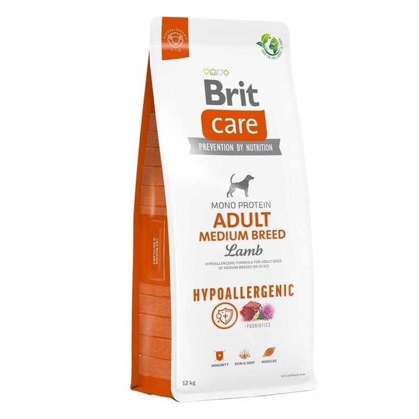 Brit Care Hypo-Allergenic Orta Irk Kuzu Etli Yetişkin Köpek Maması 12 Kg