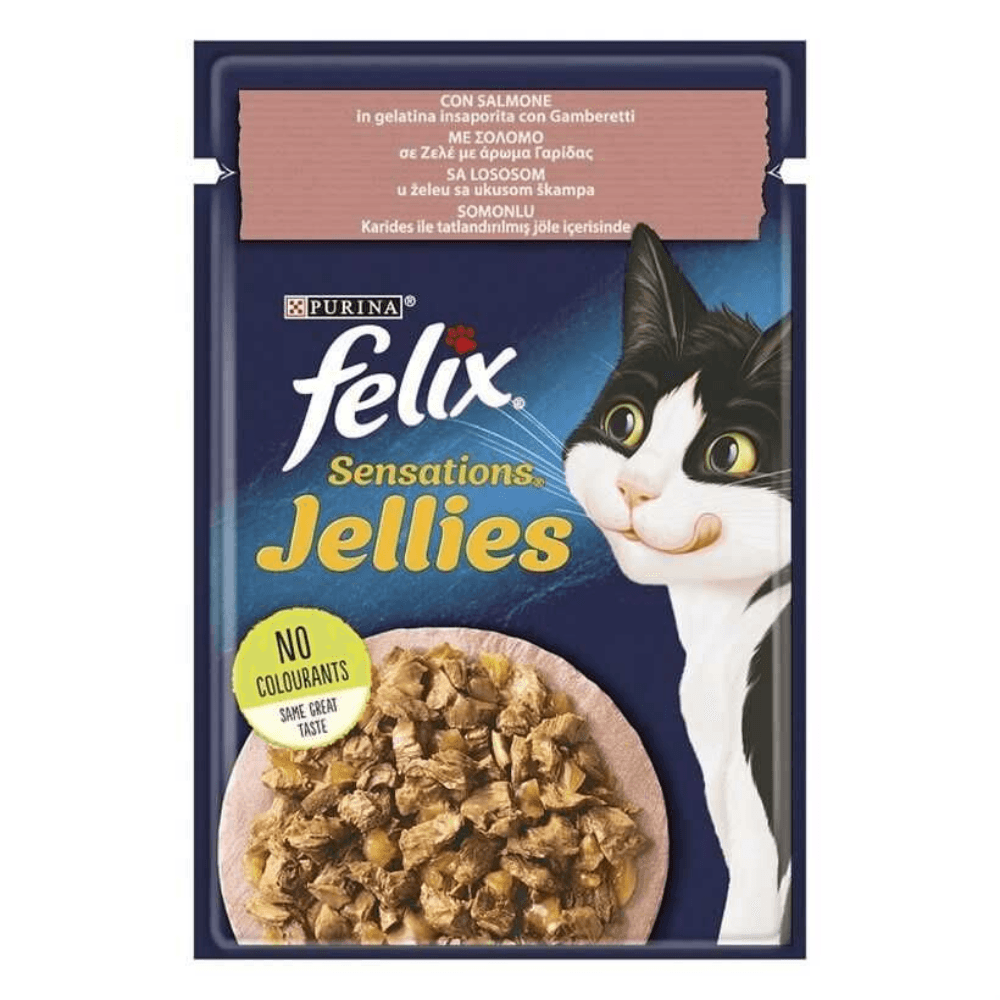 Felix Çifte Lezzet Somon ve Karidesli Kedi Konservesi 85 Gr