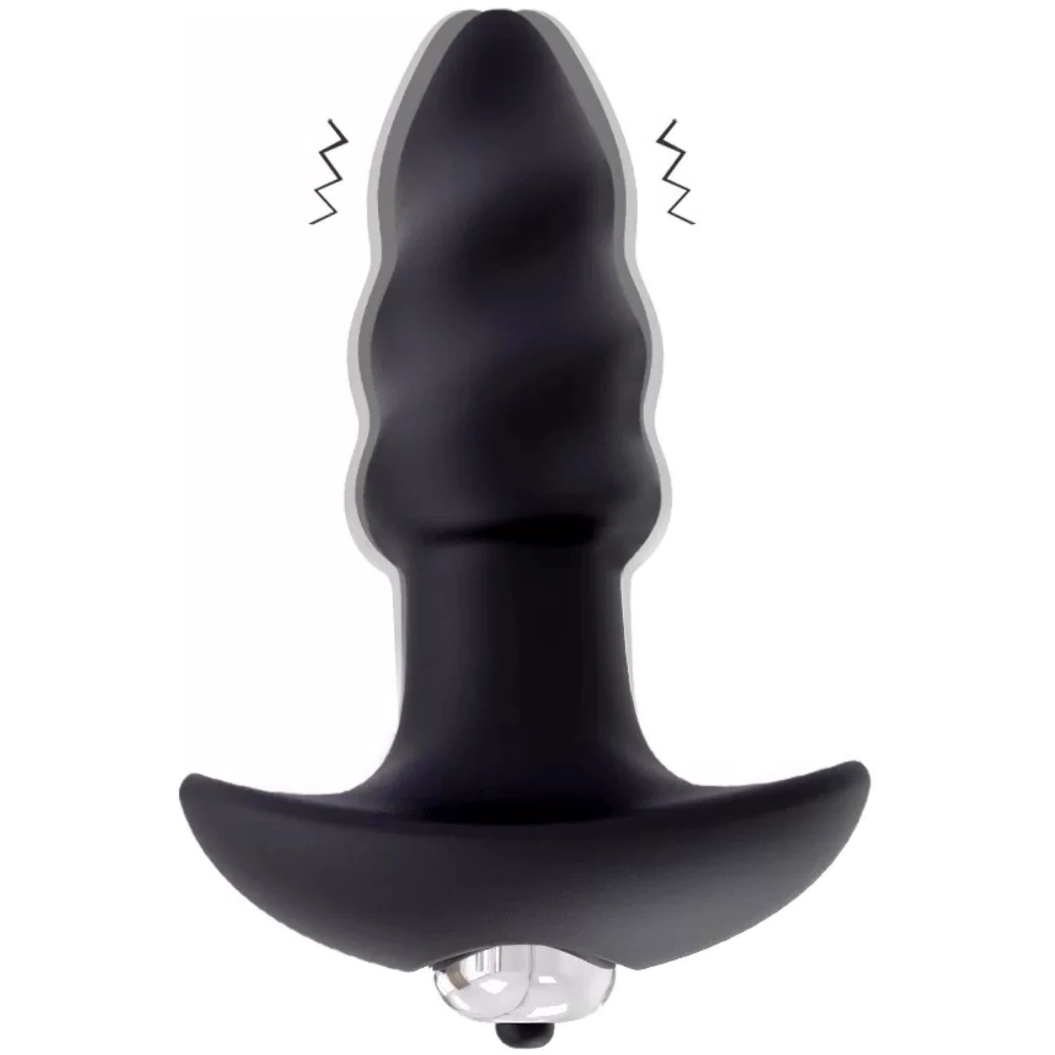 Love Arrow - Çıkar Tak Bullet Vibratörlü Güçlü Titreşimli 1 Fonksiyonlu Silikon Anal Plug