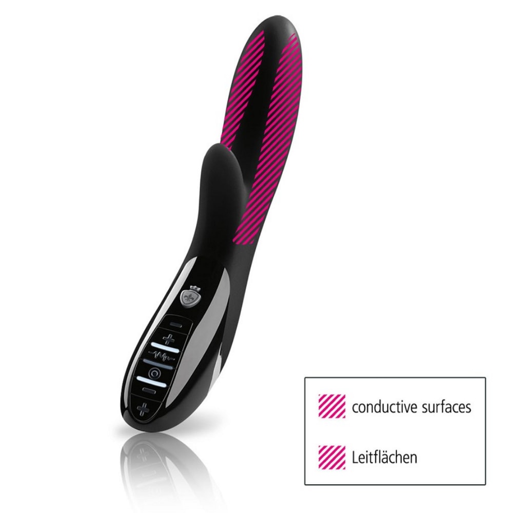 MyStim Daring Danny eStim Vibe Elektrik Uyarıcı G Nokta ve Klitoris Uyarıcı 2 in 1 Rabbit Vibratör detay