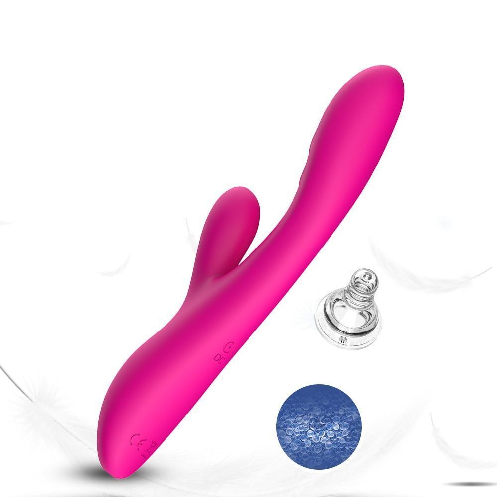 SPARK Isıtmalı Klitoris ve G Spot Uyarıcı 2 in 1 Rabbit Vibratör - Pembe