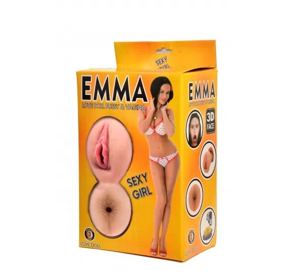 Emma Titreşimli Şişme Manken Realistik Vajina Ve Anüslü
