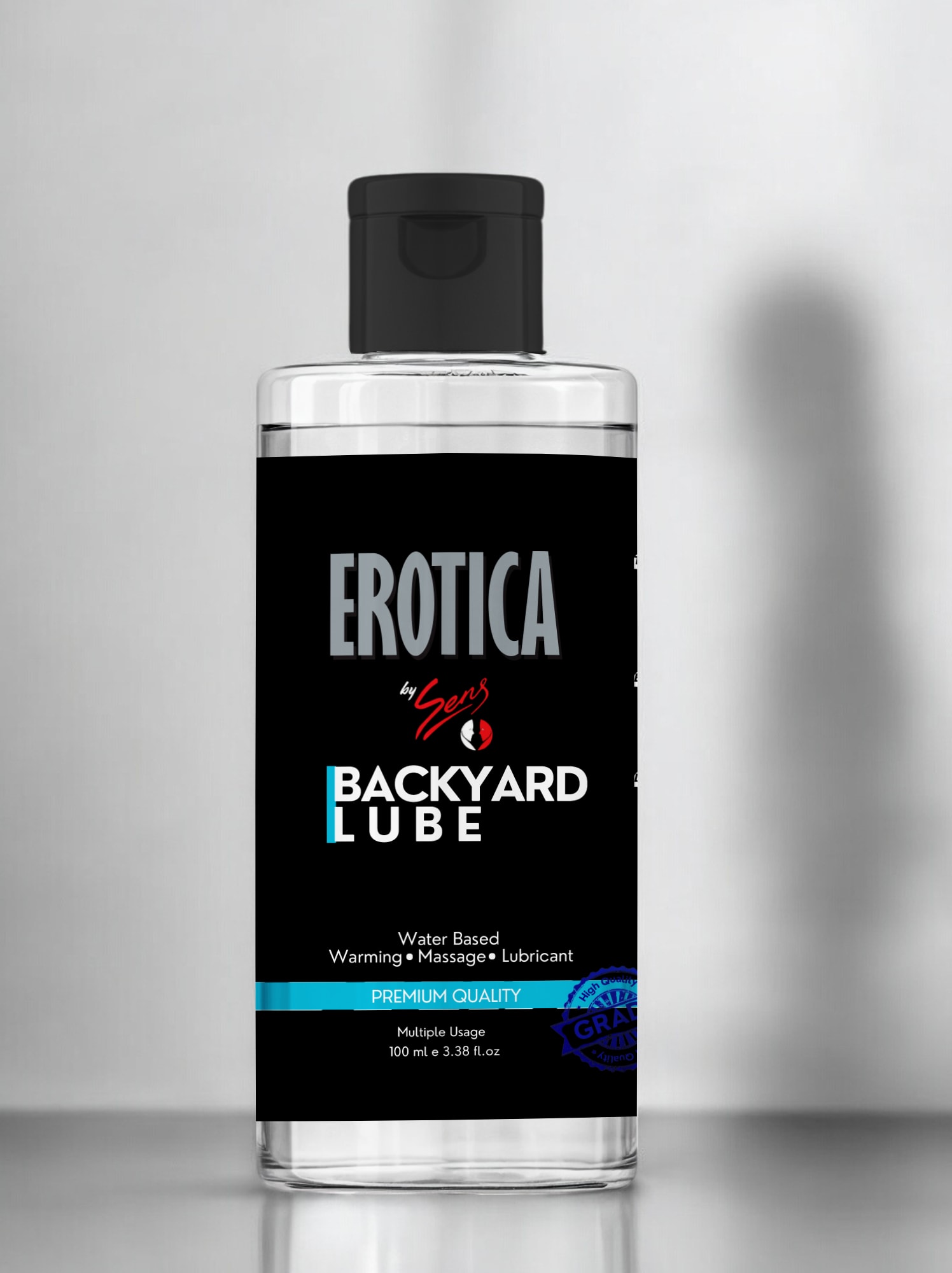 Backyard Lube WB 100ml by Sens Su Bazlı Anal Kayganlaştırıcı Masaj Jeli detay