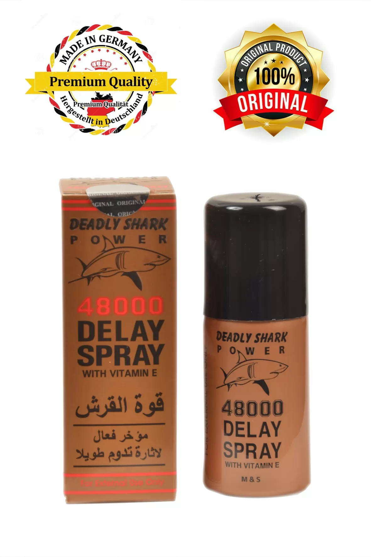 Deadly Shark Delay 48.000 Sprey E Vitaminli Delay Spray