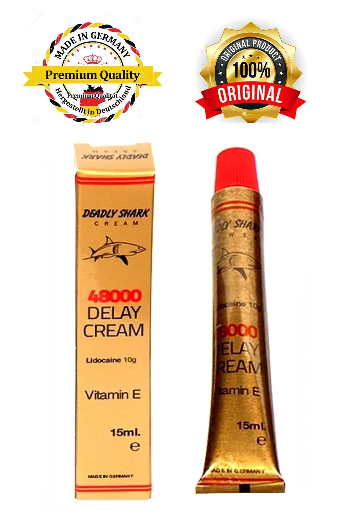 Deadly Shark Delay 48.000 Krem E Vitaminli Geciktirici Krem