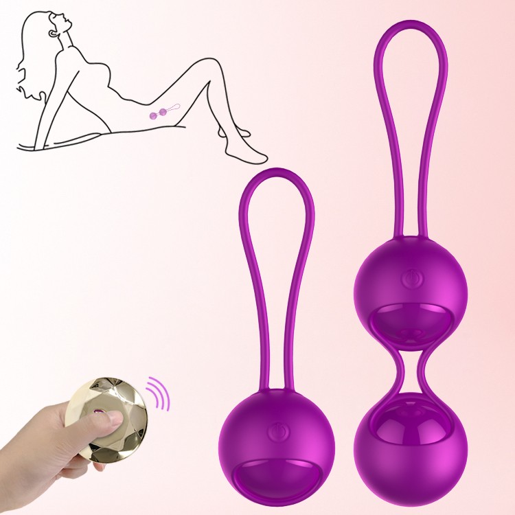 M3 Şarjlı Uzaktan Kumandalı G-Spot Klitoris Uyarıcı Giyilebilir Vibratör Kegel Egzersiz Vajinal Top