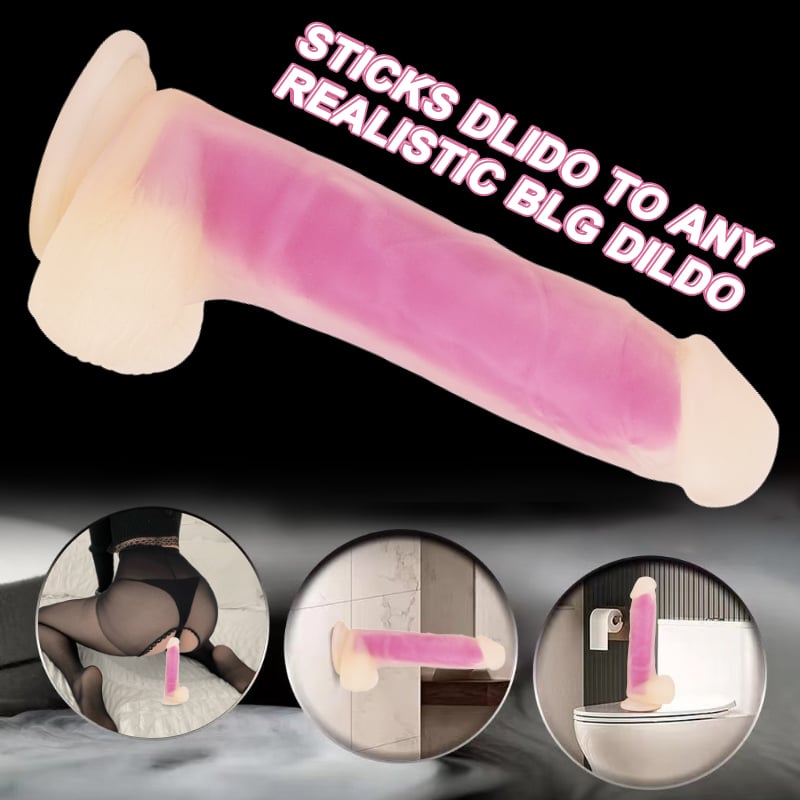 NEON ELITE Glow in the Dark  - Karanlıkta Parlayan Dildo Ultra Realistik Yapay Penis Vibrator Pembe detay