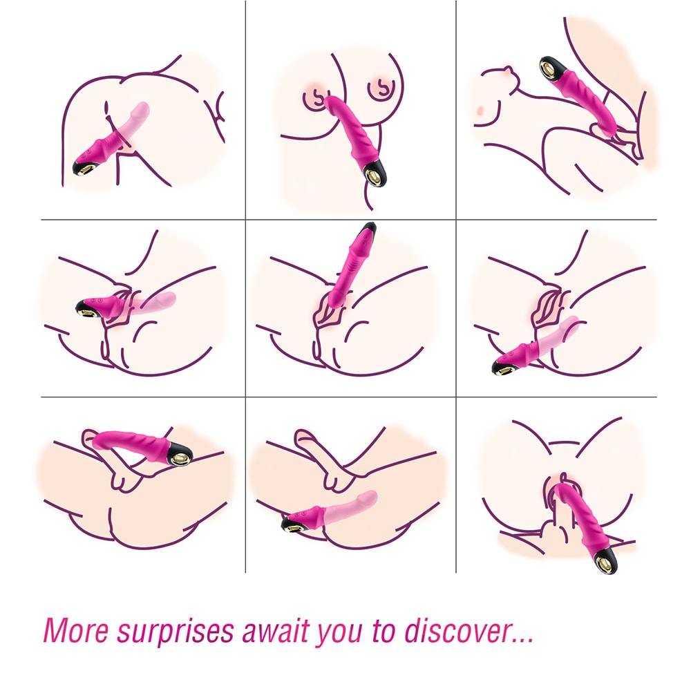 PRIME TOYS Joyblade Şarjlı Esnek G Nokta ve Klitoris Uyarıcı Yapay Penis Vibratör - Pembe detay