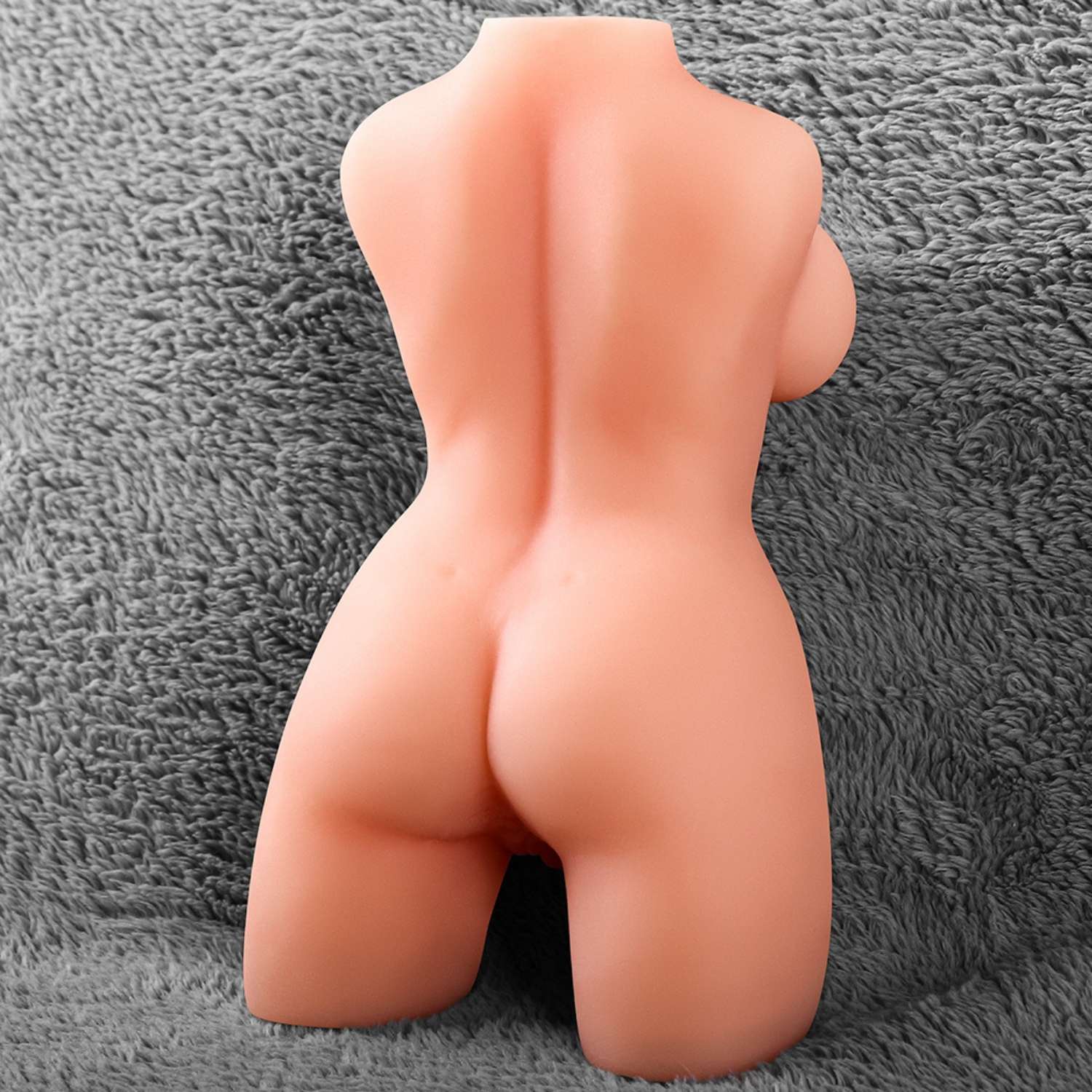 Tracy - Cep Tipi Realistik Manken Çift Girişli 2 in 1 Titreşimli Isıtmalı Gerçekçi Suni Vajina Mastürbatör