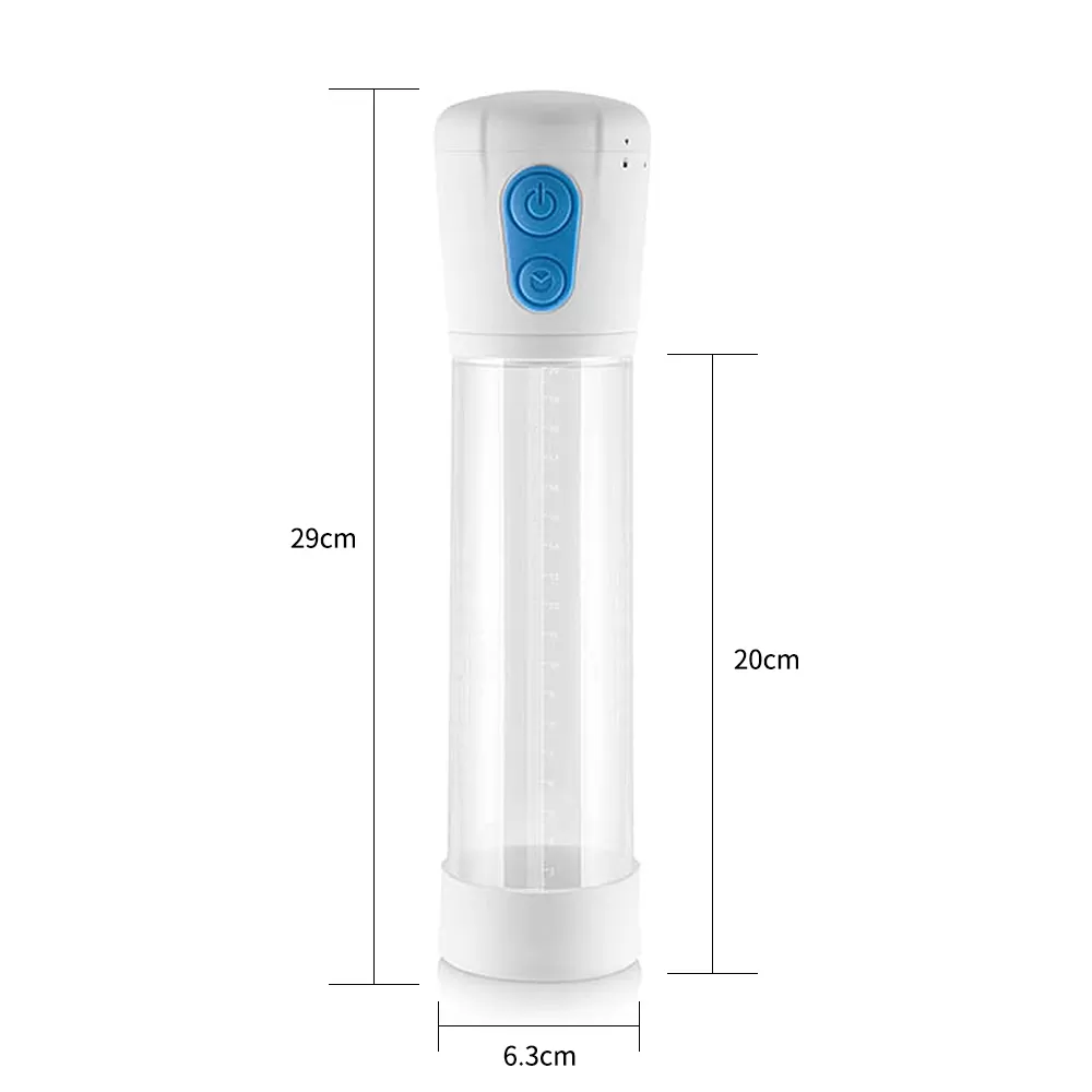 Pilli Otomatik Pro Penis Pompası Beyaz - Maximizer Worx VX3 detay