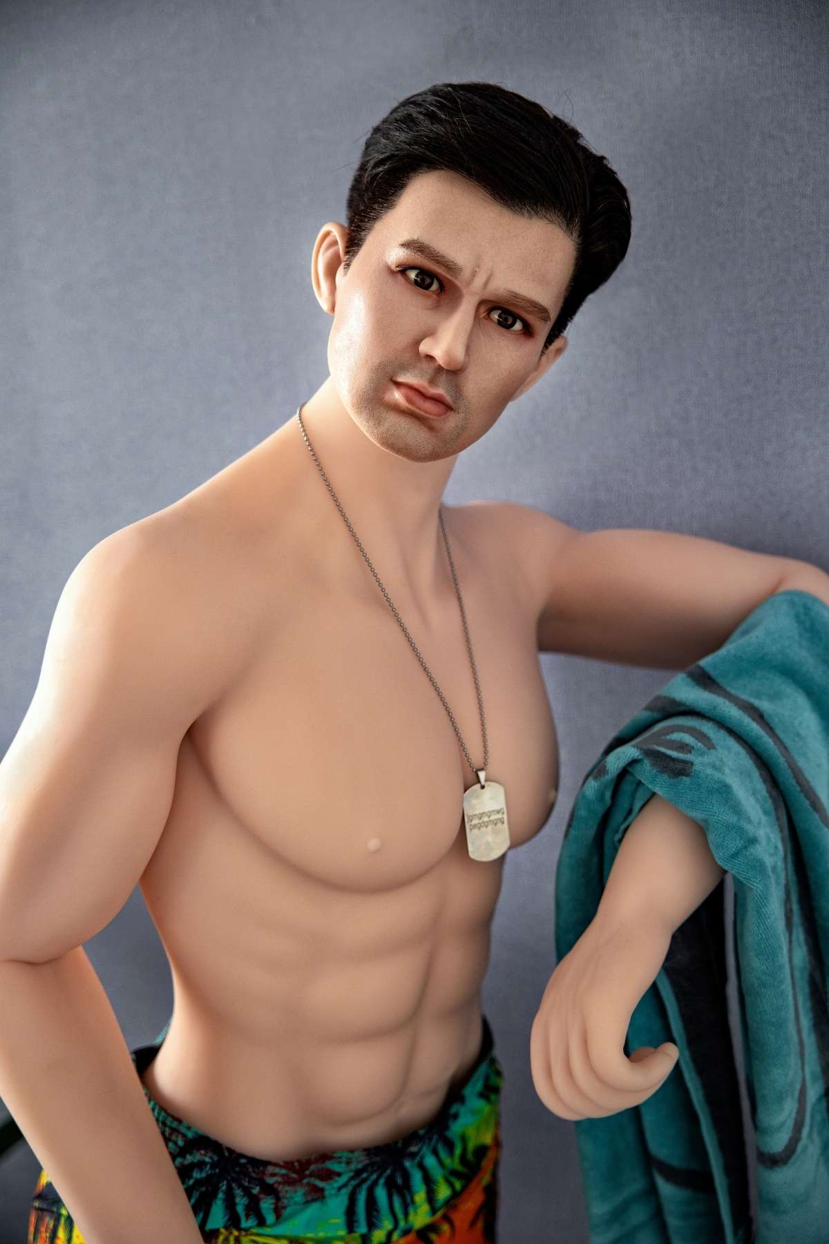 Adrian - Silicone Head Hair Transplant Evo Skeleton Sex Doll İskeletli Tam Boy Erkek Realistik Manken 160 CM