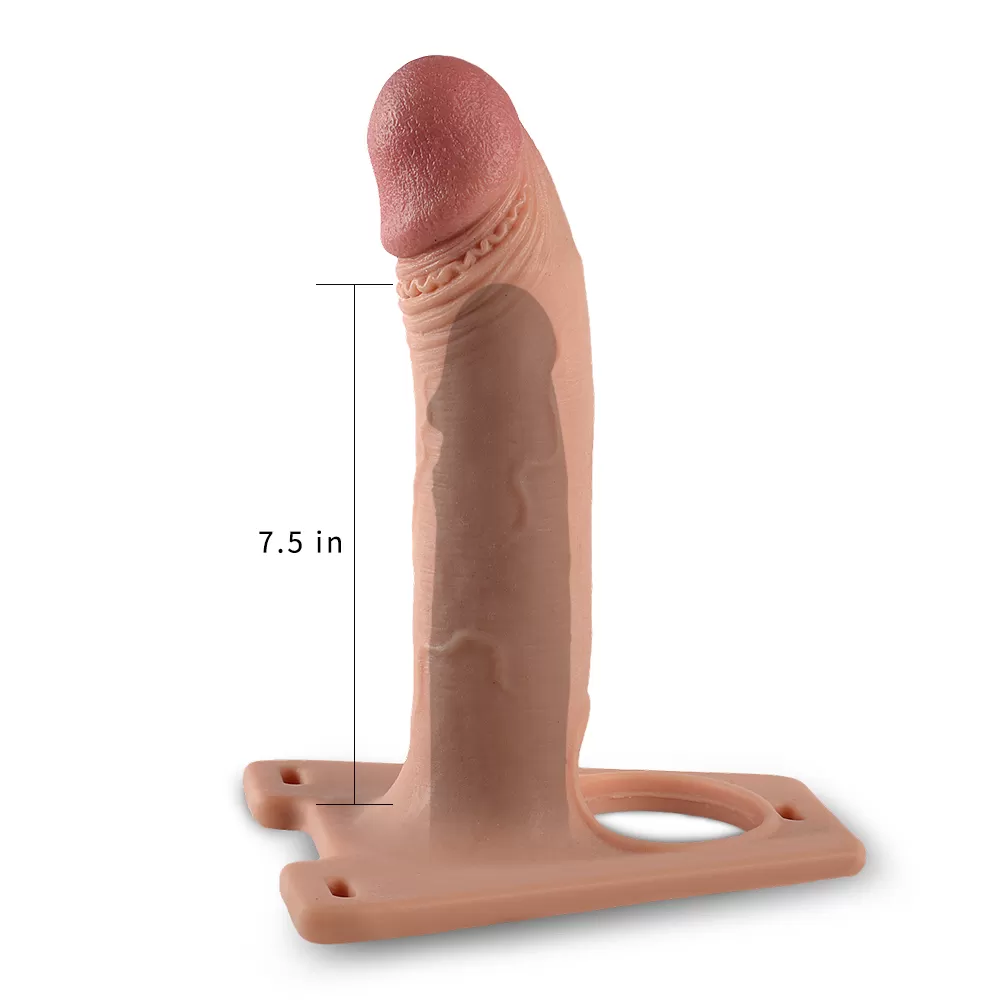 Hollow G - Yumuşak Doku İçi Boş Realistik Strapon Dildo Kemerli Belden Bağlamalı Gerçekçi Yapay Penis detay