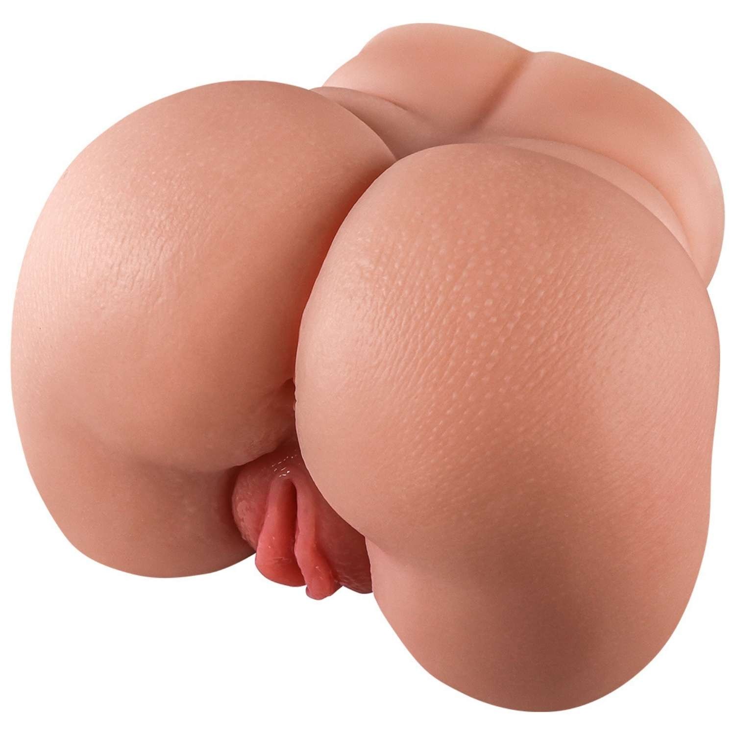 Bethany - Anal Vajina Çift Girişli Cep Boy Realistik Kalça Titreşimli Isıtmalı Suni Vajina Mastürbatör 1.1KG