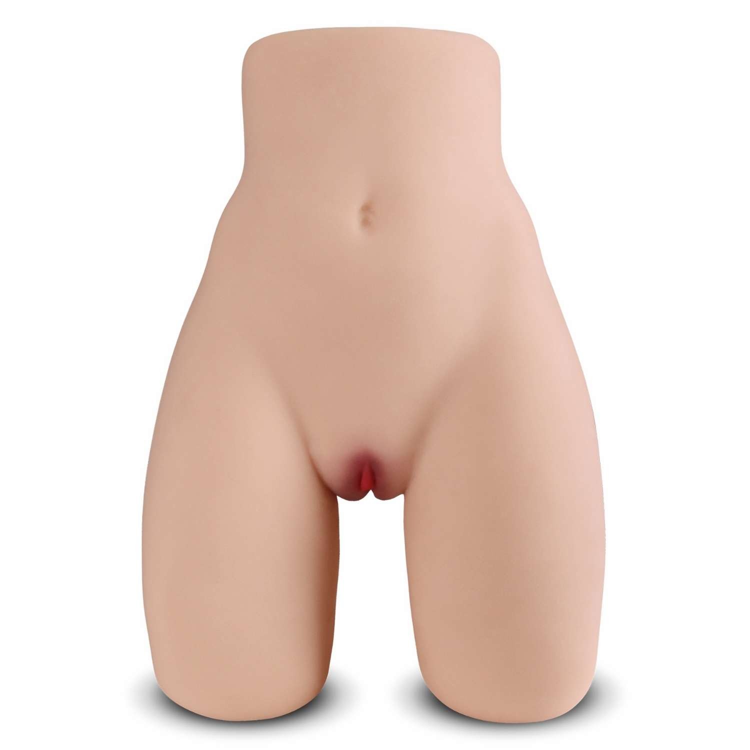 Nicole - Yarım Realistik Manken Anal Vajina Çift Girişli 2 in 1 Titreşimli Isıtmalı Suni Vajina Mastürbatör 5.7 KG