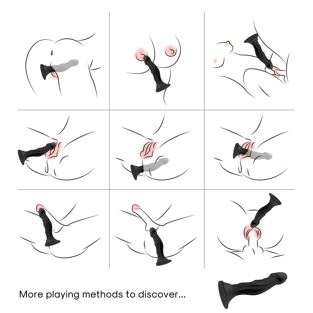 Sculp - Şarjlı Uzaktan Kumandalı Dildo Görünümlü Güçlü Titreşimli G Nokta Uyarıcı ve Anal Vibratör