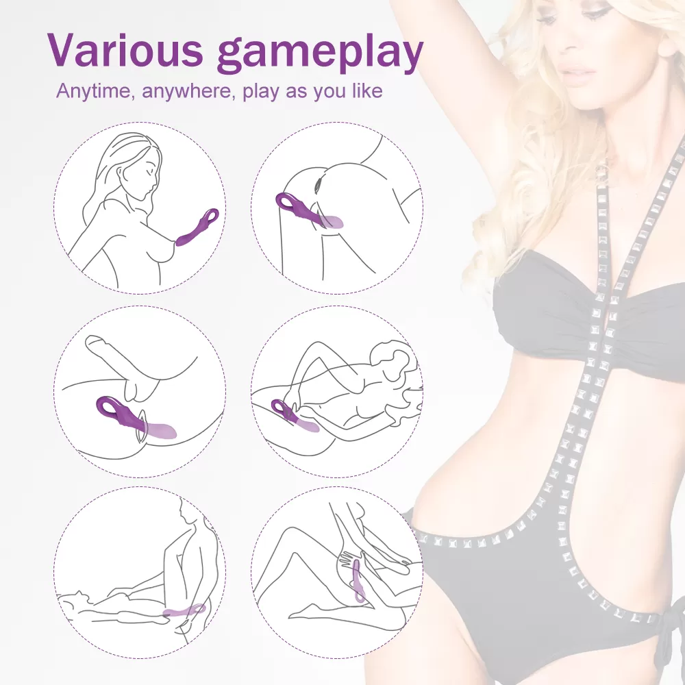 DAGGER Çift Katmanlı Bükülebilir Su Geçirmez G-Spot Uyarıcı Vibratör detay