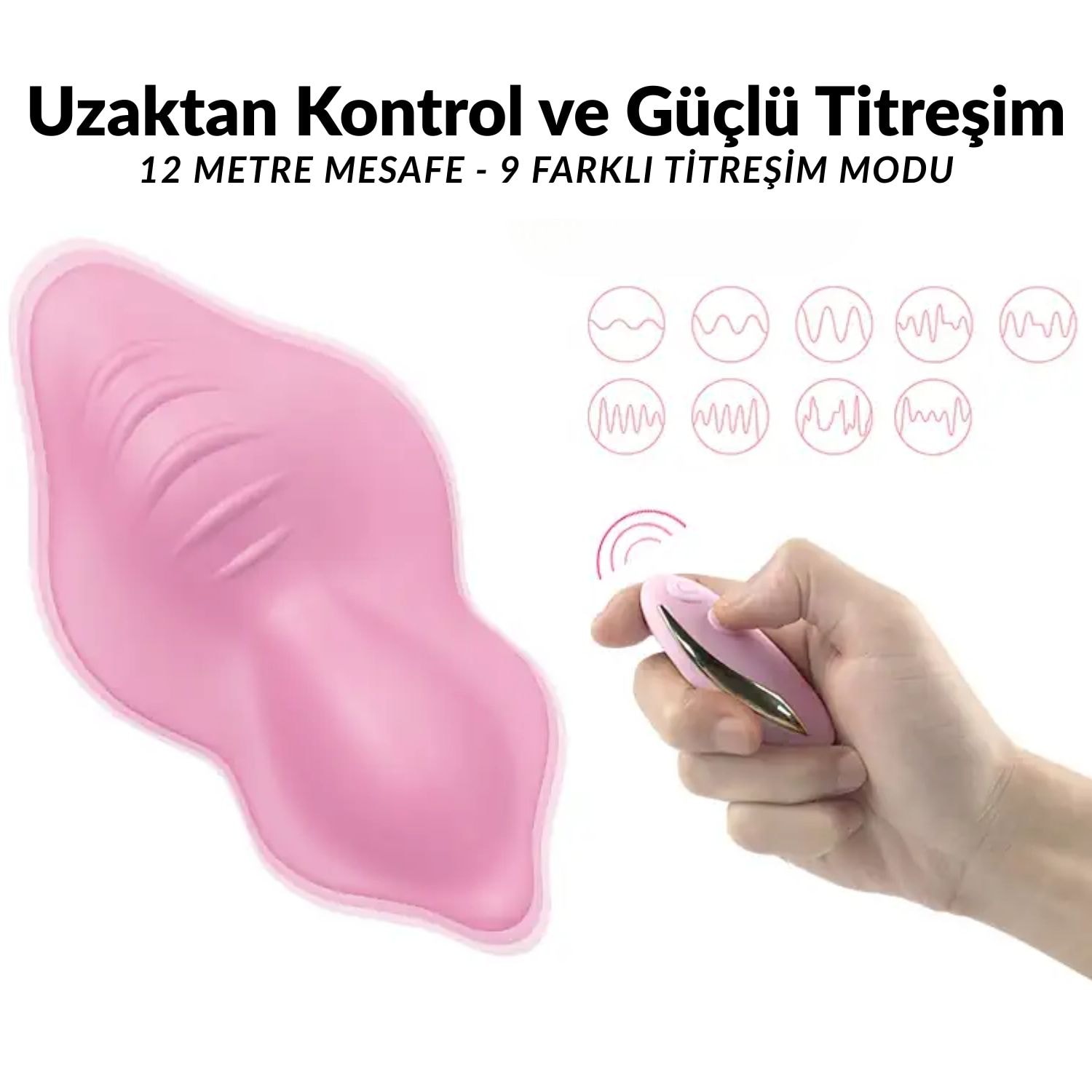 Whisper - Kablosuz Kumandalı Klitoris Uyarıcı Külot İçi Sessiz Giyilebilir Panty Vibratör detay