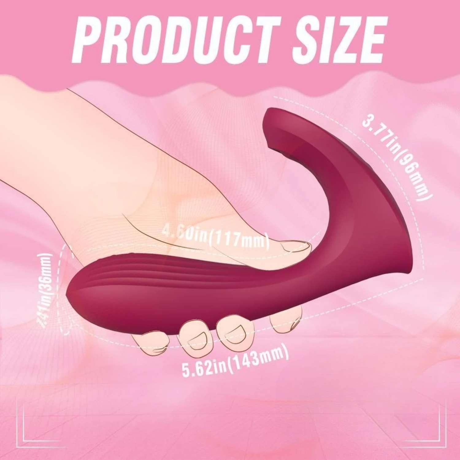 WHALE Klitoris ve G Spot Uyarıcı Giyilebilir 2 in 1 Panty Vibratör
