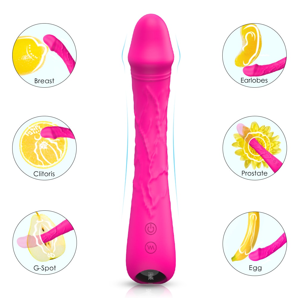 Sunshine Şarjlı Esnek Bükülebilir G Nokta Uyarıcı Güçlü Titreşimli Yumuşak Yapay Penis Vibratör detay