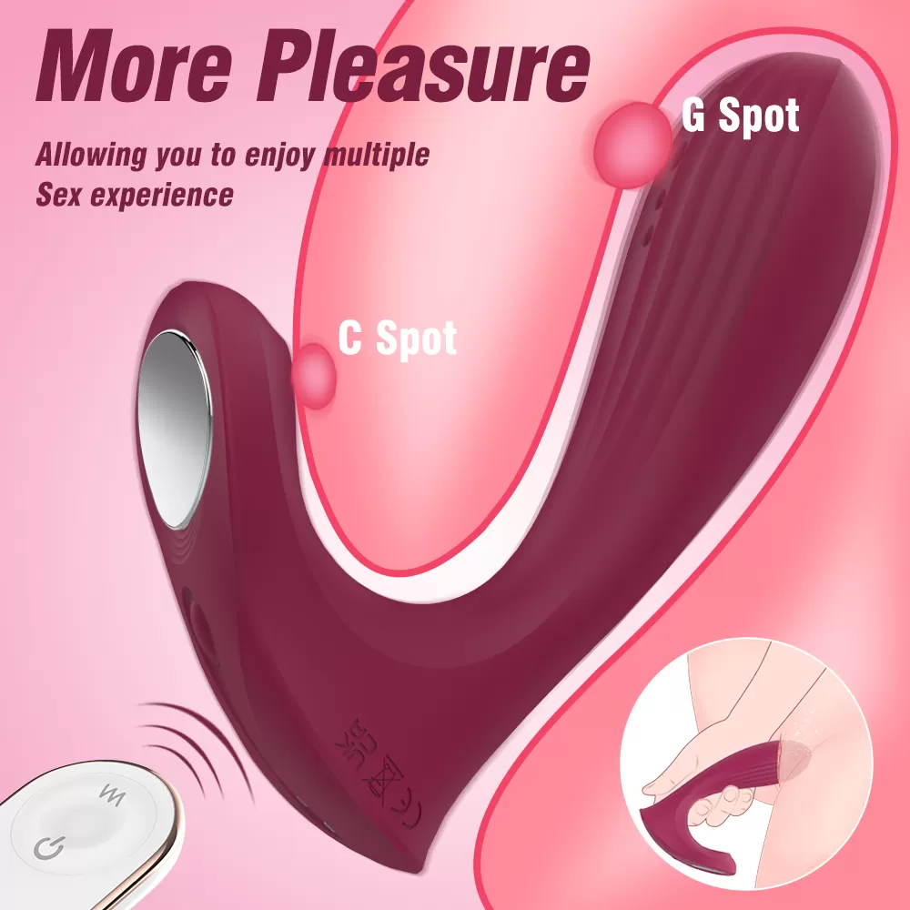 WHALE Klitoris ve G Spot Uyarıcı Giyilebilir 2 in 1 Panty Vibratör detay