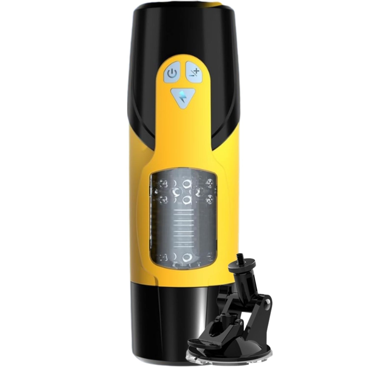 Şarjlı Tam Otomatik Vantuzlu Mastürbatör İleri Geri Hareketli Dönme Rotasyonlu Tırtıklı Elektrikli Vajina