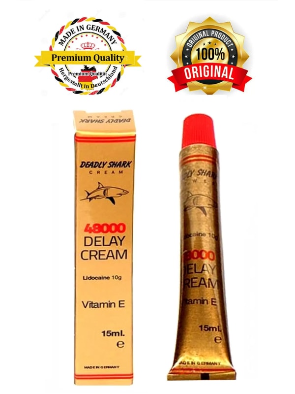 Deadly Shark Delay 48.000 Krem E Vitaminli Delay Cream detay