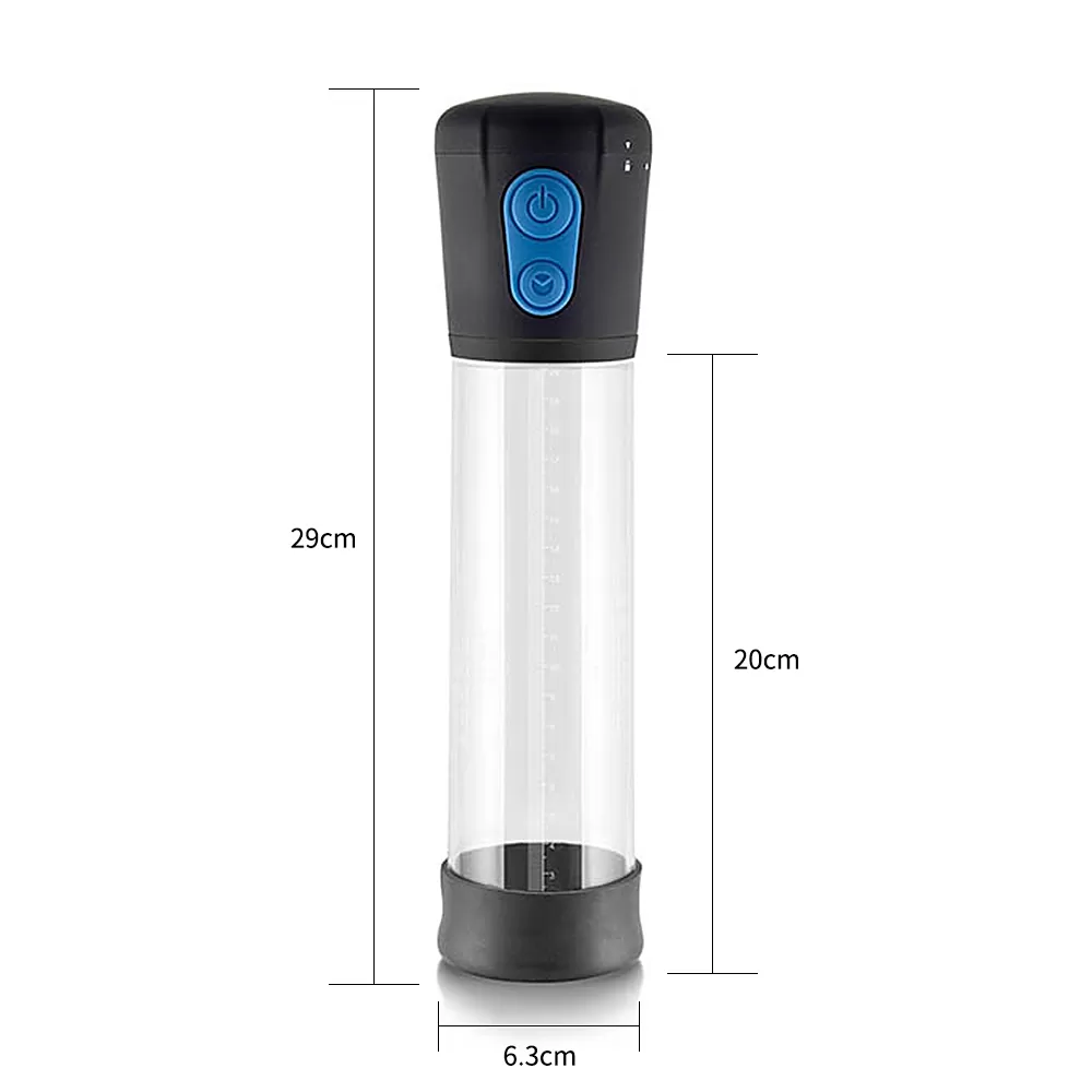 Pilli Otomatik Pro Penis Pompası Siyah - Maximizer Worx VX3 detay