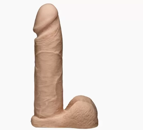 VacULock™ Set 20Cm Ultraskyn™ Ultra Harness 2 Belden Bağlamalı Realistik Penis detay