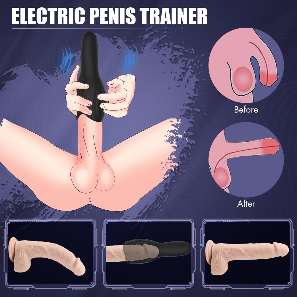 Woodblock Şarjlı Ereksiyon Eğitim Vibratörü Güçlü Titreşimli Penis Başı Masaj Aleti detay