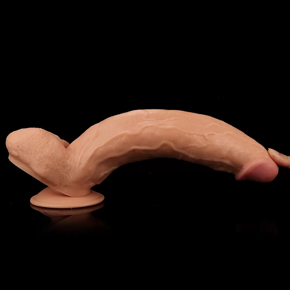 Legendary King Sized - Büyük Boy Kalın Realistik Dildo XXL Size Ekstra Büyük Gerçekçi Yapay Penis 30x6 CM detay
