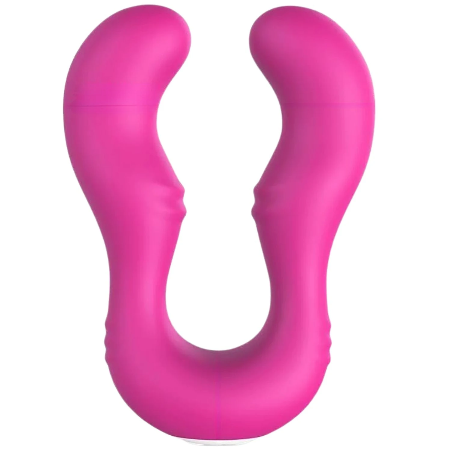 Seraph - Şarjlı Çatal Çift Taraflı Çift Motorlu Güçlü Titreşimli Vibratör Esnek Silikon Strapless Strapon