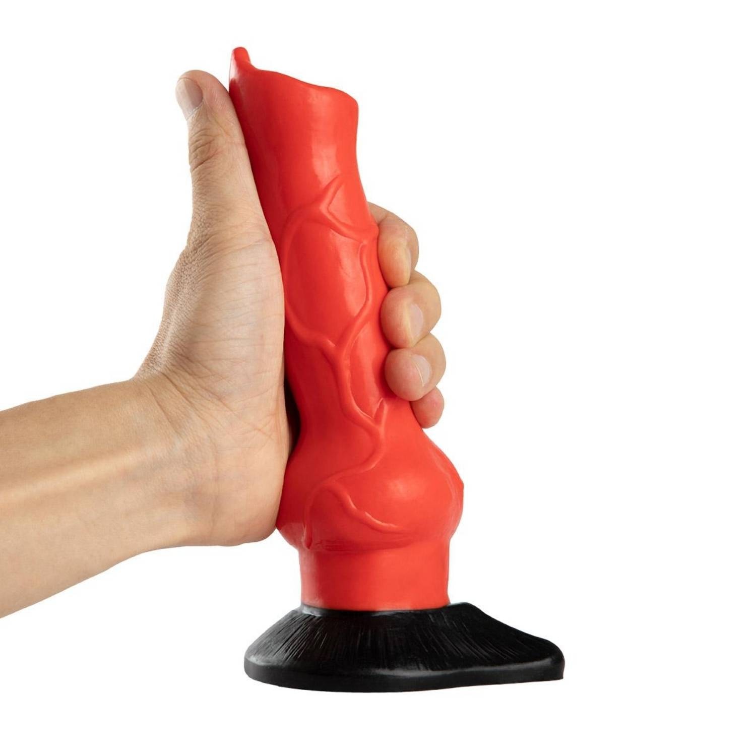 Monster Cock Cerberus - Silicone Realistic Animal Dog Dildo Silikon Gerçekçi Doku Köpek Yapay Penis 20x6.3 CM detay